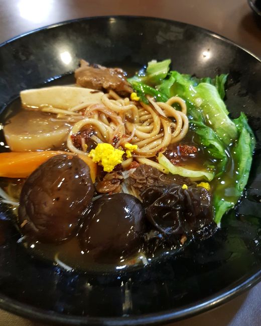 香菇干捞拉面